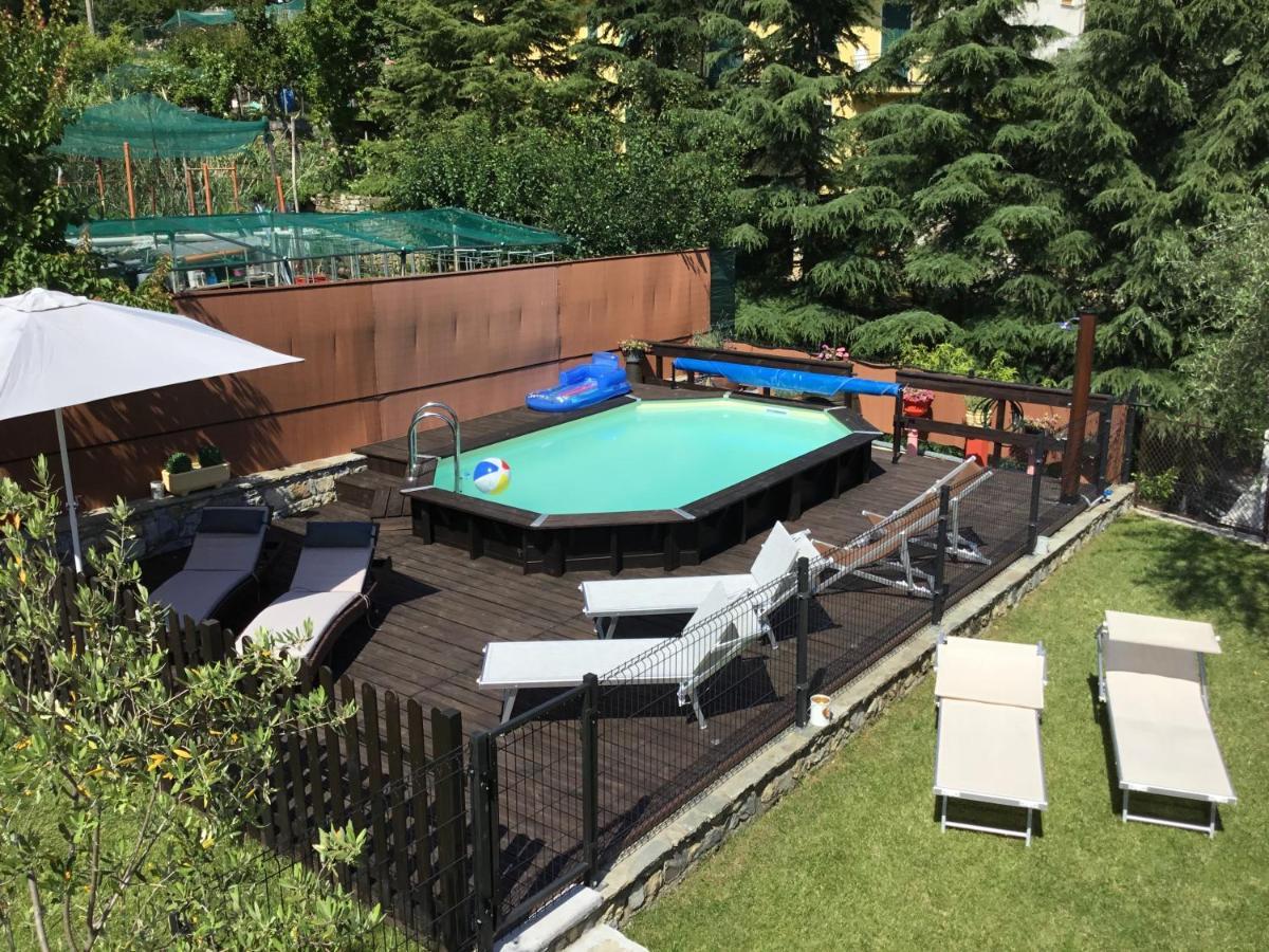 Casa Ginni Con Piscina E Giardino Caravonica Buitenkant foto