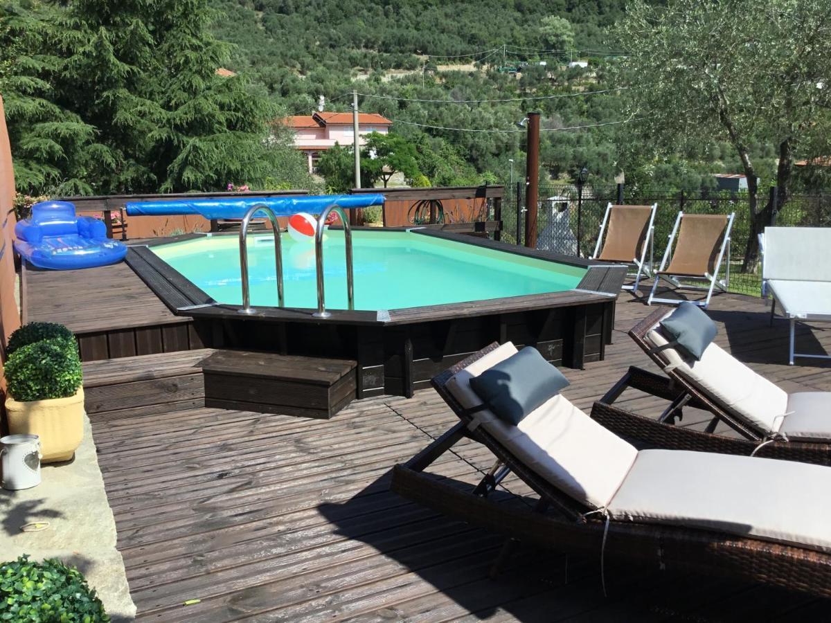 Casa Ginni Con Piscina E Giardino Caravonica Buitenkant foto