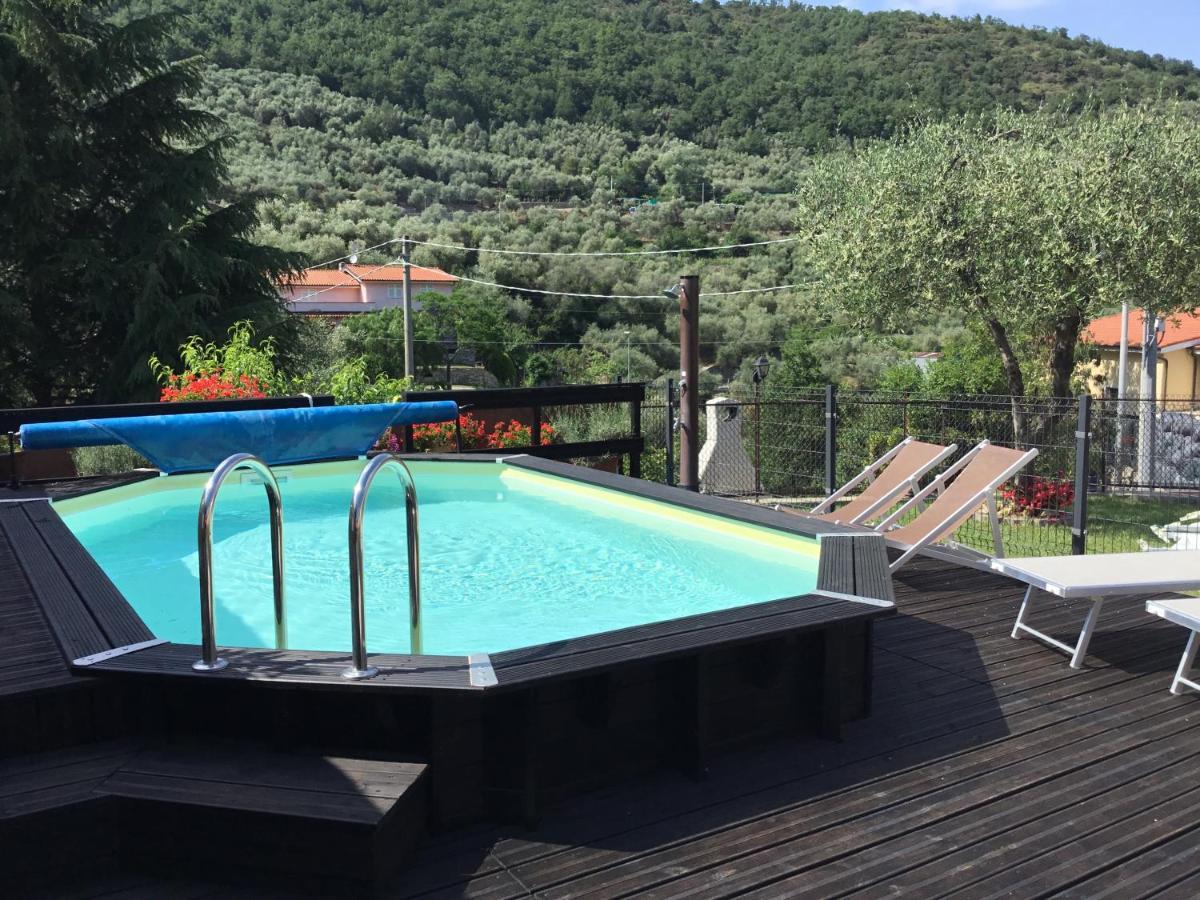 Casa Ginni Con Piscina E Giardino Caravonica Buitenkant foto