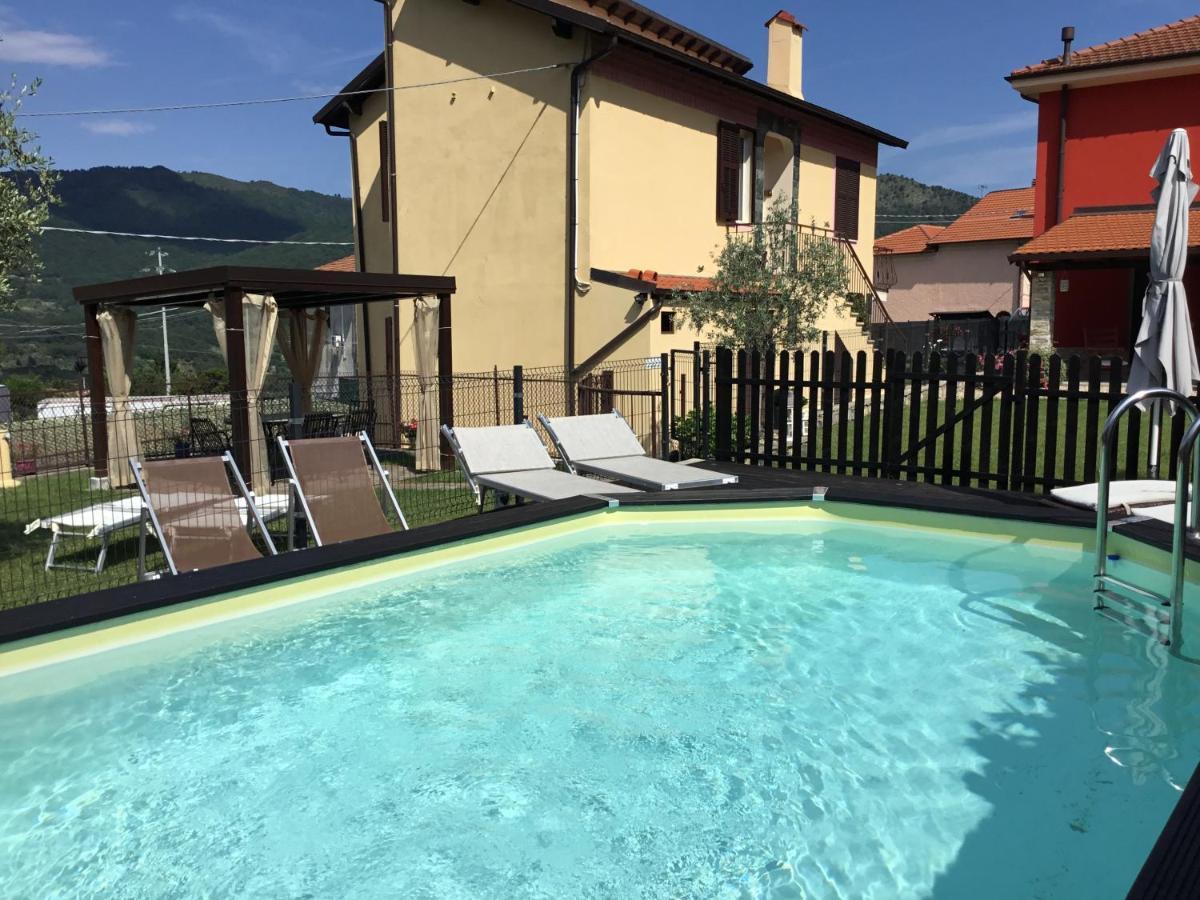 Casa Ginni Con Piscina E Giardino Caravonica Buitenkant foto