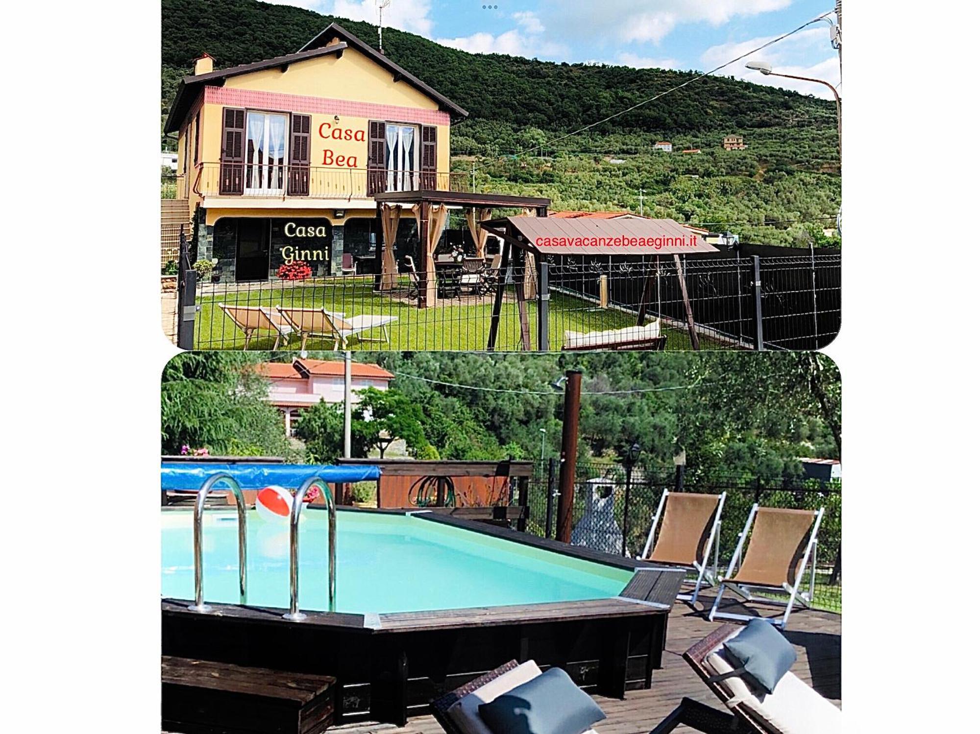 Casa Ginni Con Piscina E Giardino Caravonica Buitenkant foto